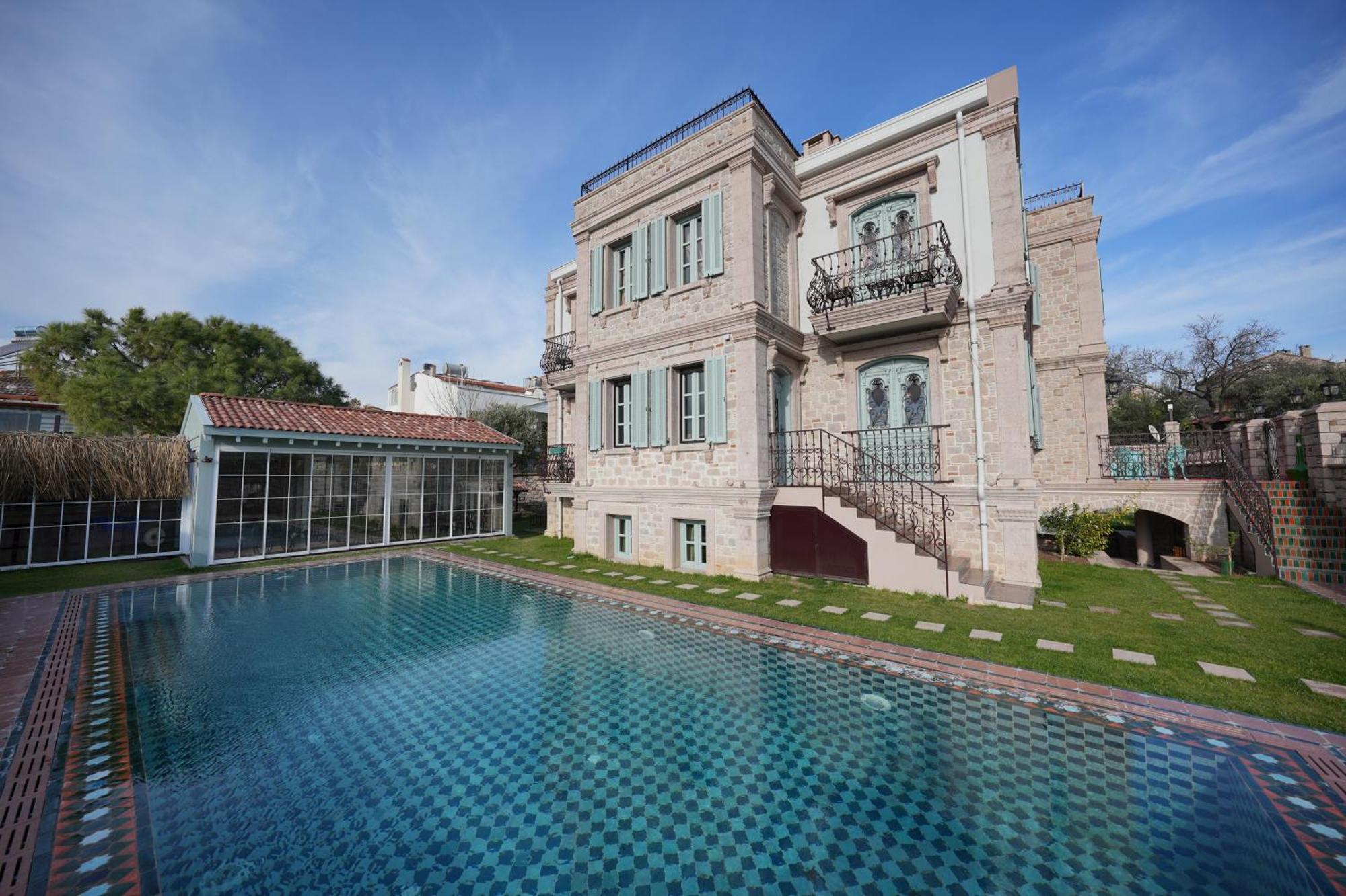 Hotel Naz Su Cunda Exterior foto